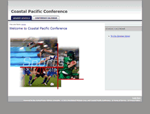 Tablet Screenshot of coastalpacificconference.org